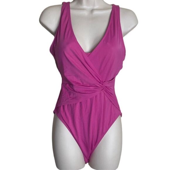 Andie Swim The Capri One Piece Swimsuit in Orchid NWT  Size M - Picture 1 of 7